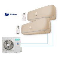 Мульти сплит-система Hisense AMW2-18U4SXE+ AMS-09UR4SVETG67(C)+ AMS-12UR4SVETG67(C)