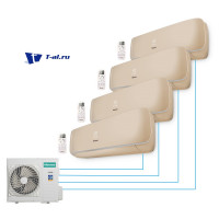 Мульти сплит-система Hisense AMW4-36U4SAC+ AMS-09UR4SVETG67(C)*4шт