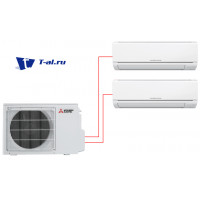 Mitsubishi Electric MSZ-DM25VA + MSZ-DM35VA / MXZ-2DM40VA